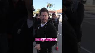 Mark Wahlberg Sparks A Paparazzi Argument While Leaving Lunch At The Palm In Beverly Hills, CA