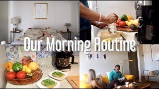 OUR MORNING ROUTINE AS A COUPLE! | International Couple 