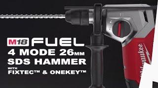 MILWAUKEE® M18 FUEL™ ONE-KEY™ 26mm SDS Hammer Drill