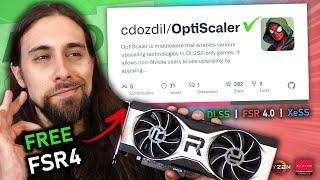 This FSR 4 MOD works for ALL Games!! Optiscaler is INSANE!! (FG Included)