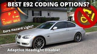 My Top 5 Favorite E92/E90 Coding Options (+ How To Install Them!)