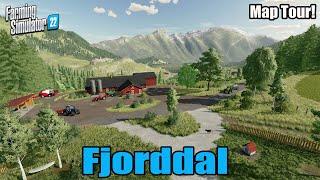 FS22 “FJORDDAL” CRACKING NEW MOD MAP, TOUR! | Farming Simulator 22 (Review) PS5.