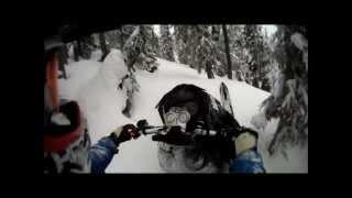 Chad Greziuk TSS turbo ski-doo XM Tree Riding in Castlegar