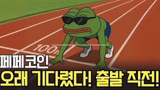 페페코인 역대급 상승 신호! 이제 드디어 곧 출발한다!