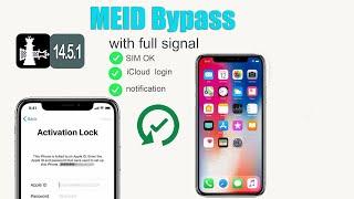 iPhone X EMID  Bypass Full Signal | ios 14.5.1 | Mac OS | Sim Fix