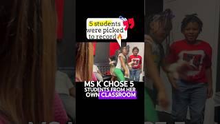 **MUST WATCH** THIS TEACHER (MS. K) AND STUDENTS WENT CRAZYYY IN THE STUDIO  #viral #love