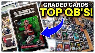 HUGE DEALS On Graded Cards At THIS Small CARD SHOW! - TOP QBs!