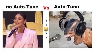 no Auto-Tune vs Auto-Tune / Funny @Versus..