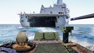 US Testing Brand New $20 Million Amphibious Combat Vehicle In Middle of the Sea