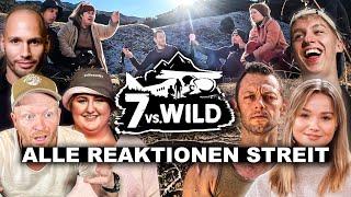 7 vs. Wild - ALLE Teilnehmer Reaktionen auf den STREIT in Folge 5!