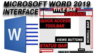 Microsoft Word 2019 Interface | Beginner's Guide To Microsoft Word 2019