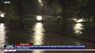 Multiple counties tracking Helene creek flooding | FOX 5 News