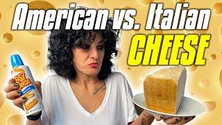 Italian vs. American Cheese Blind Taste Test | Italian Tries American Cheese