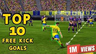 Top 10 Incredible Free Kick Goals In FC Mobile