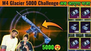 M4 Glacier Crate Opening | M4 Glacier 5000 Challenge With Laxmi | Prajapati Gaming