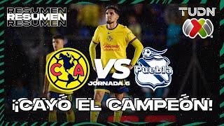 Resumen | América vs Puebla | Liga Mx -AP2024 - J5 | TUDN