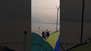 Sunset view of pawna Lake Lake Camping #lonavala #pawnalake #pawnalakecamping