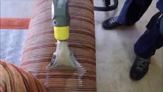 Karcher Puzzi 8/1 C.  Spray-Extraction Carpet & Upholstery Cleaner.  Poder de limpieza.