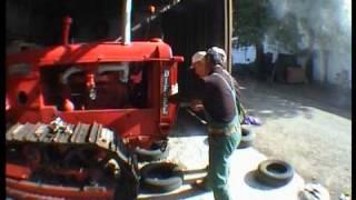 the old farmer and is old IH TD 40 crawler plowing/part3