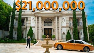 Touring a $21,000,000 BEL AIR MANSION with a Garage Full of Supercars!