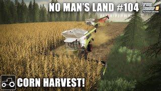 Harvesting Corn & Potatoes, No Man's Land #104 Farming Simulator 19 Timelapse