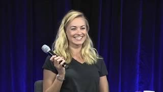 Yvonne Strahovski (Chuck) & Zac Levi "Conversations for a Cause" | Nerd HQ 2015