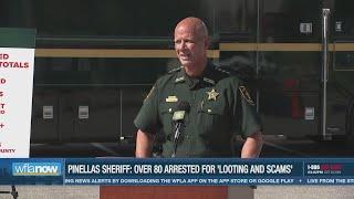 Over 80 arrested for 'looting and scams' after hurricanes: Pinellas County Sheriff