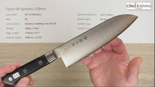 Tojiro DP Santoku 170mm Quick Look