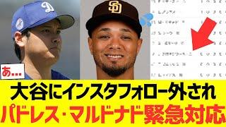 Shohei Ohtani unfollows him on Instagram, Padres' Maldonado responds urgently lol
