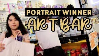 Free Portrait Winner | Art Bar | Tagalog Vlog