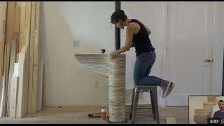 Spiral Staircase made with a Plywood