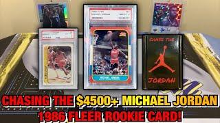 CHASING THE MICHAEL JORDAN 1986 FLEER ROOKIE CARD! chasemycards’ PSA 8 Jordan RC Chase!
