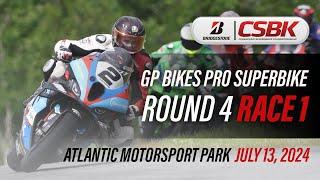 2024 Bridgestone CSBK - GP Bikes Pro Superbike Round 4, Race 1 at Atlantic Motorsport Park