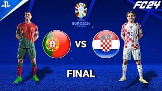 FC24 - Portugal Vs Croatia UEFA Euro Final | C.Ronaldo Vs L.Modric |  4K60FPS