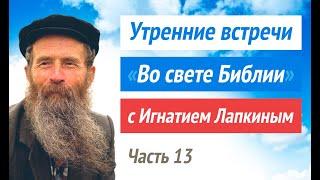 №13. Утренние встречи с Игнатием Лапкиным. Ответы на любые вопросы во свете Святой Библии.