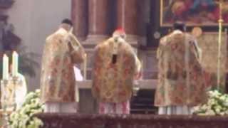 Hochfest Allerheiligen im Hohen Dom zu Salzburg - Einzug