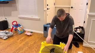 How to dry your floor with a commercial dehumidifier