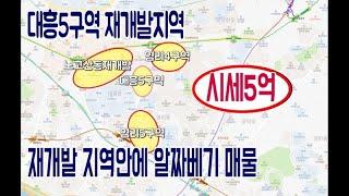 [부동산투자#143] 마포구 대흥5구역 재개발지역 귀한매물