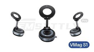 MSXTTLY| VMag S1-Upgraded Vacuum Suction Magnetic Phone Holder