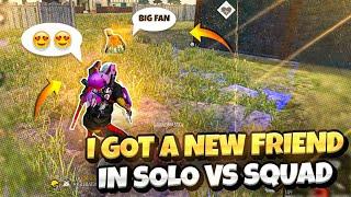 I GOT A NEW FRIEND IN SOLO VS SQUAD  ഓടി വന്നതാ പാവം [Solo Vs Squad 17 Kills]FreeFire Malayalam