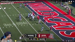 FlightReacts To Colorado Buffaloes vs. Arizona Wildcats Highlights College Football!