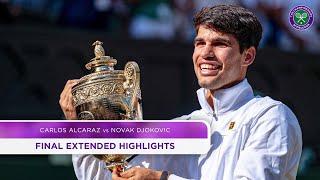 Carlos Alcaraz vs Novak Djokovic | Final Extended Highlights | Wimbledon 2024