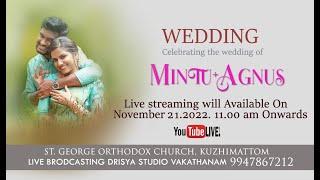 Wedding Ceremony of MINTU & AGNUS || 21-11-2022 || Live ||