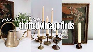 Thrift With Me Thrifted Vintage Decor Finds At Yard Sales!