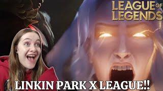 Heavy Is The Crown ft. Linkin Park (Official Music Video) | League of Legends Worlds 2024 | REACTION