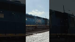 3 CSX EMD’s