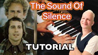 The Sound Of Silence, Piano Tutorial, Simon and Garfunkel