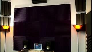 Broadcast Depot - Auralex - Recording Studio - Before and After