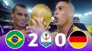 Brazil - Germany 2×0 World Cup Final 2002, high quality 1080p English commentary