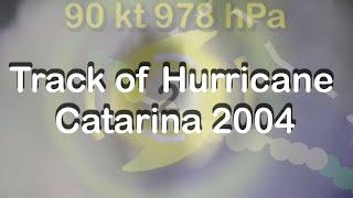 Track Animation of Hurricane Catarina 50L 2004